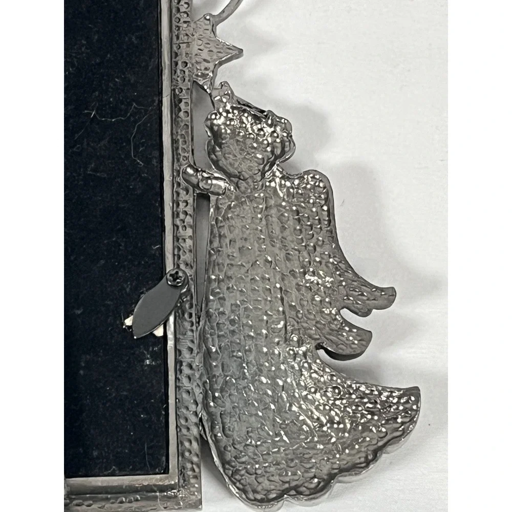 Angelic Pewter‎ & Crystal Stars Frame With Acrylic Edge Holds 4X6